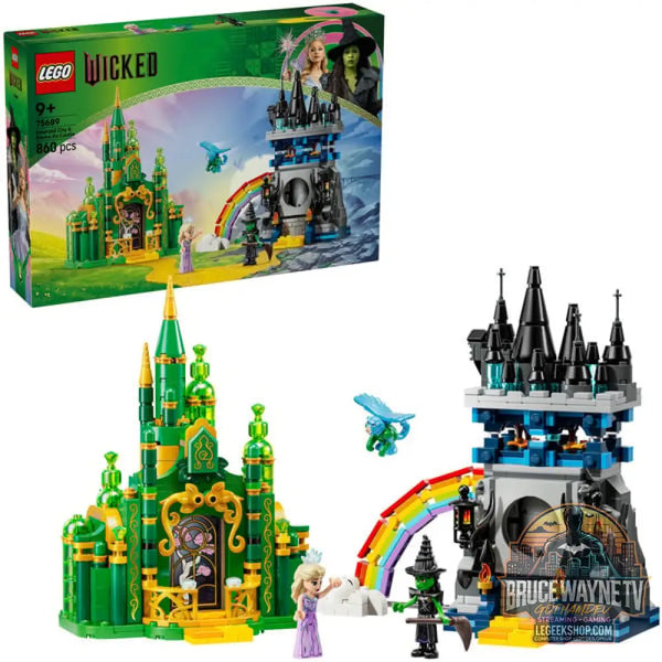 LEGO 75689 Wicked Emerald City & Kiamo Ko Castle, jeu de construction - LEGO