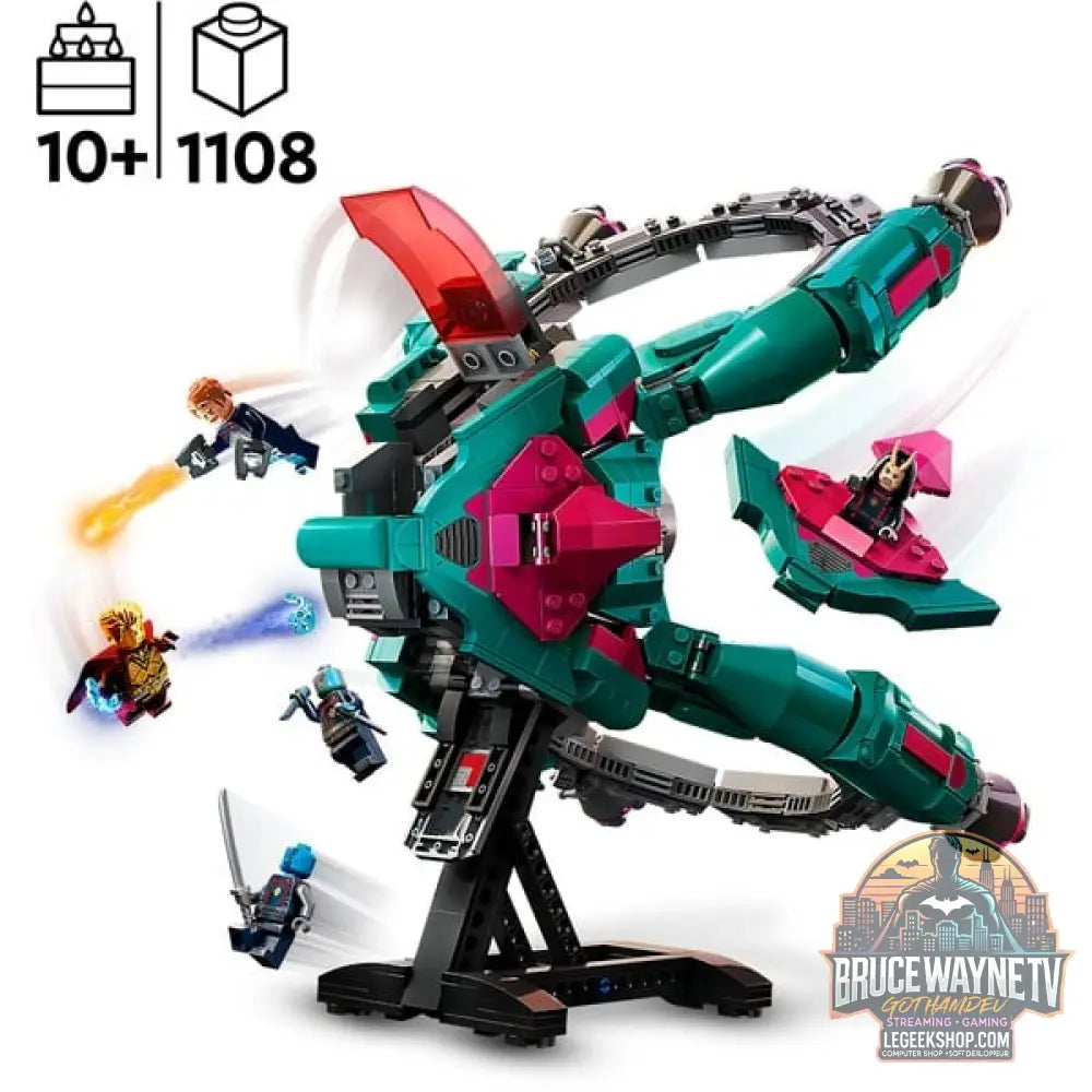 LEGO 76255 Marvel Das neue Schiff der Guardians, jeu de construction - LEGO - vue 3