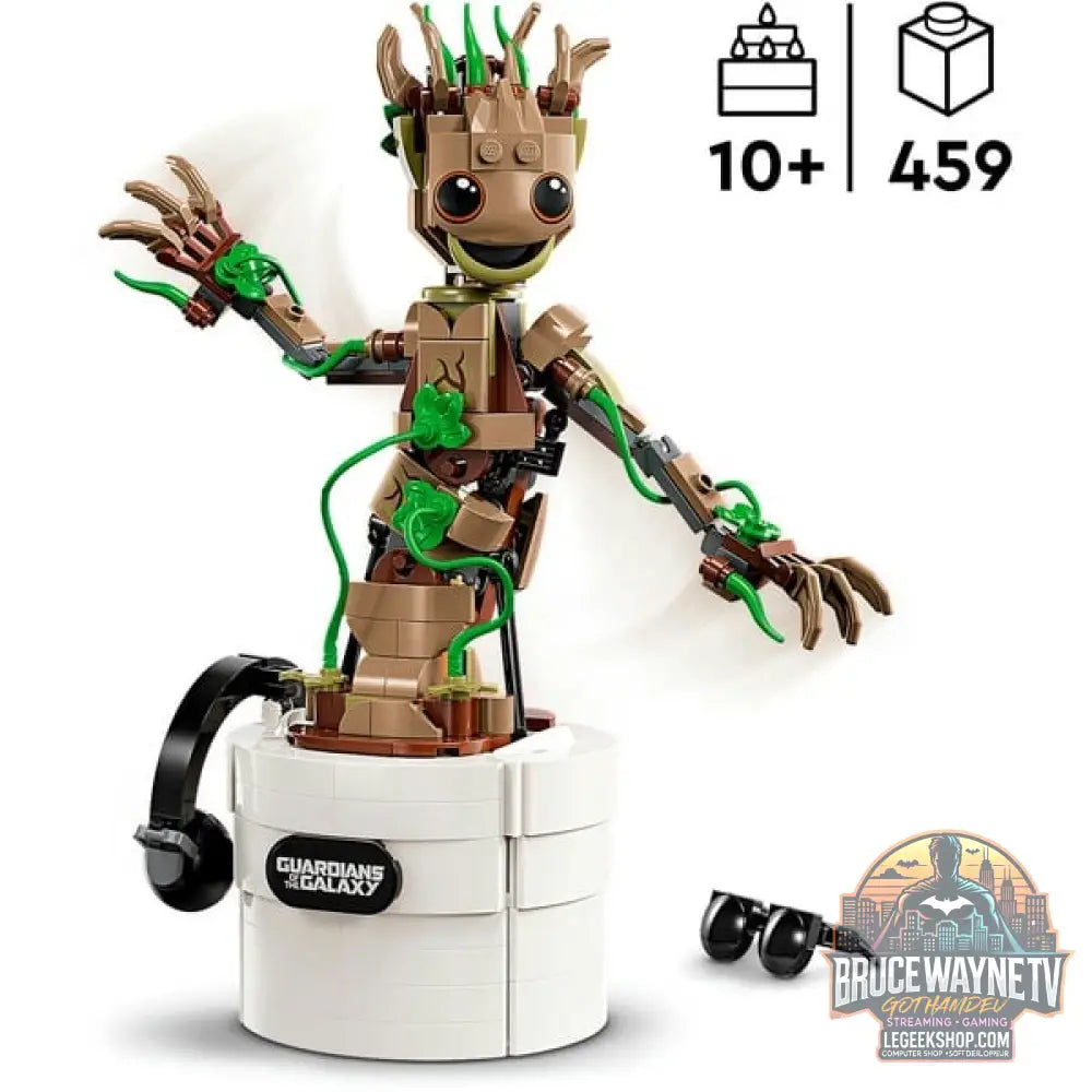 LEGO 76297 Marvel Super Heroes Tanzender Groot, jeu de construction - LEGO - vue 3