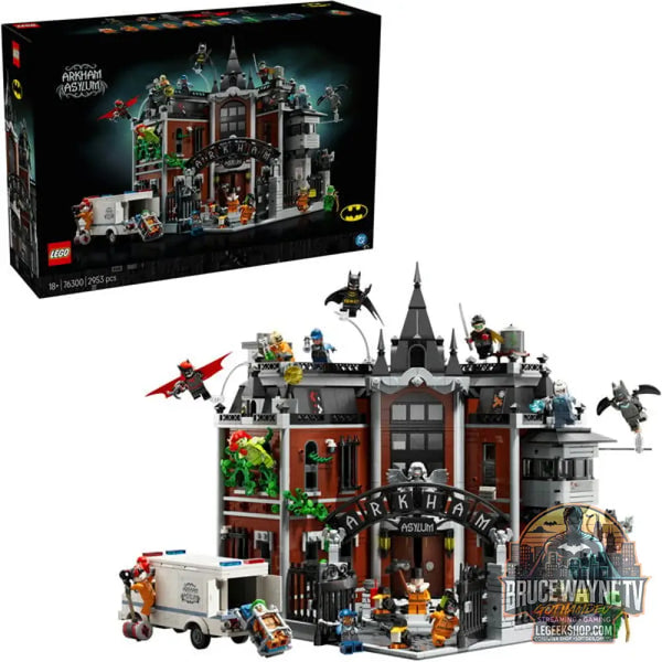 LEGO 76300 DC Super Heroes Batman Arkham Asylum, jeu de construction - LEGO