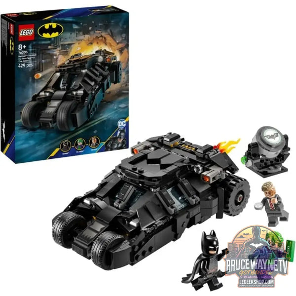 LEGO 76303 DC Super Heroes Batman Tumbler vs. Two Face & The Joker, jeu de construction - LEGO