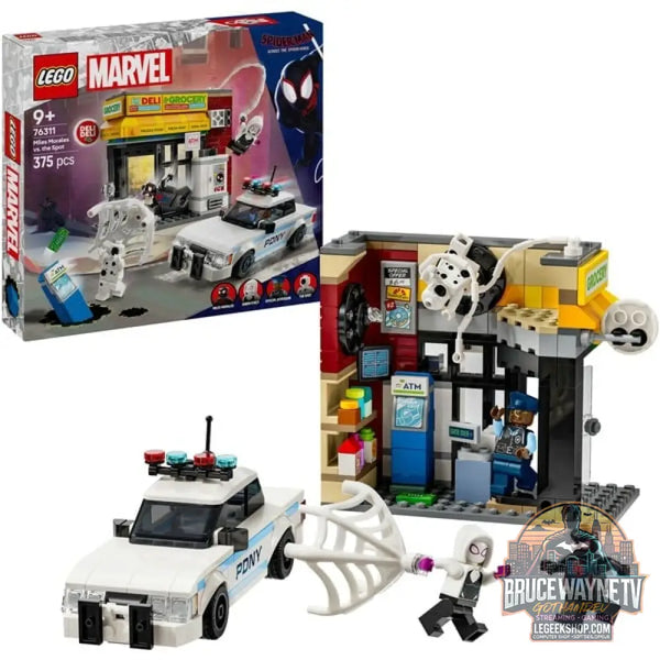 LEGO 76311 Marvel Super Heroes Spider-Verse: Miles Morales vs Spot, jeu de construction - LEGO