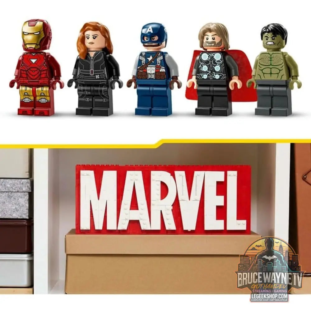 LEGO 76313 Marvel Super Heroes Marvel Logo & Minifiguren, jeu de construction - LEGO - vue 5