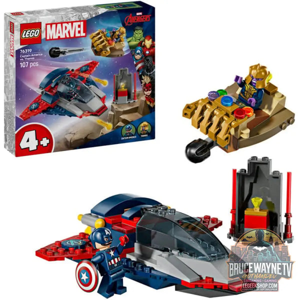LEGO 76319 Marvel Super Heroes Captain America vs. Thanos, jeu de construction - LEGO