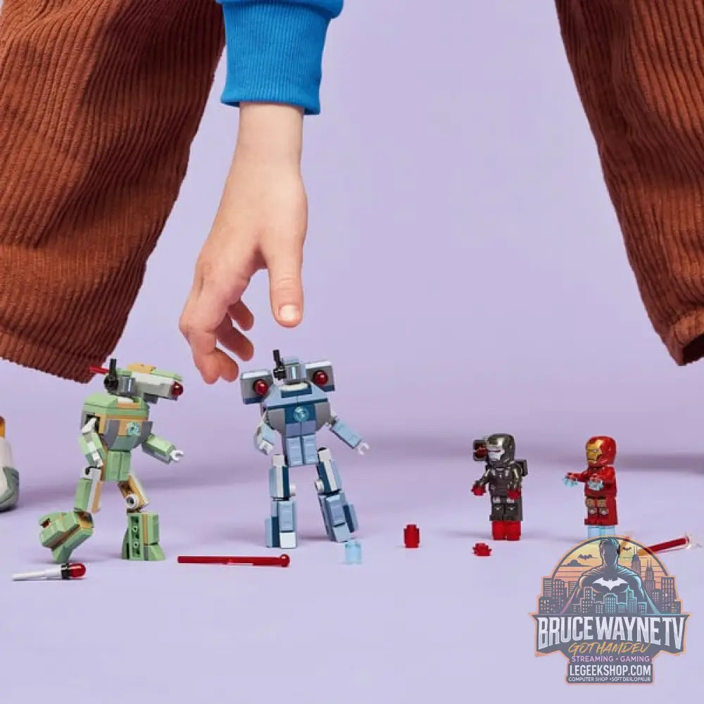 LEGO 76320 Marvel Super Heroes Iron Man & War Machine vs. Hammer-Drohnen, jeu de construction - LEGO - vue 6