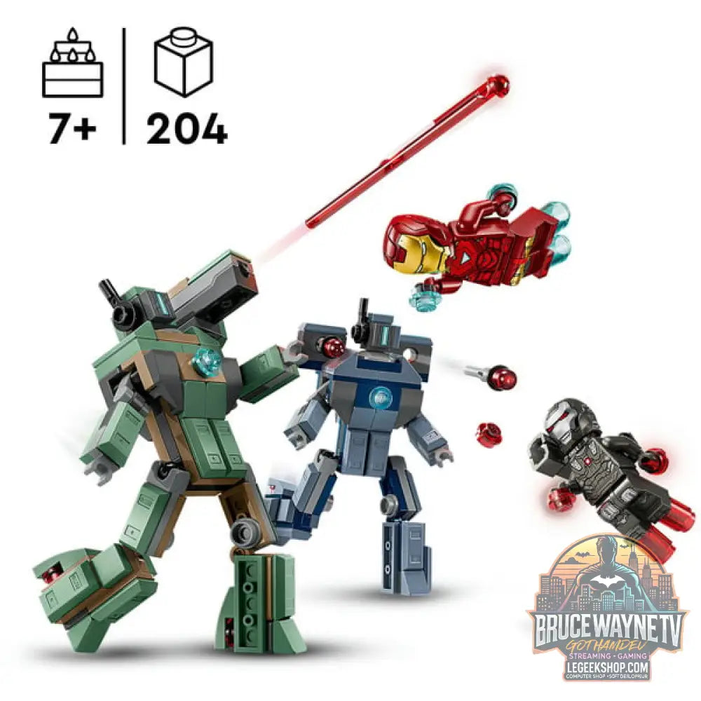 LEGO 76320 Marvel Super Heroes Iron Man & War Machine vs. Hammer-Drohnen, jeu de construction - LEGO - vue 3
