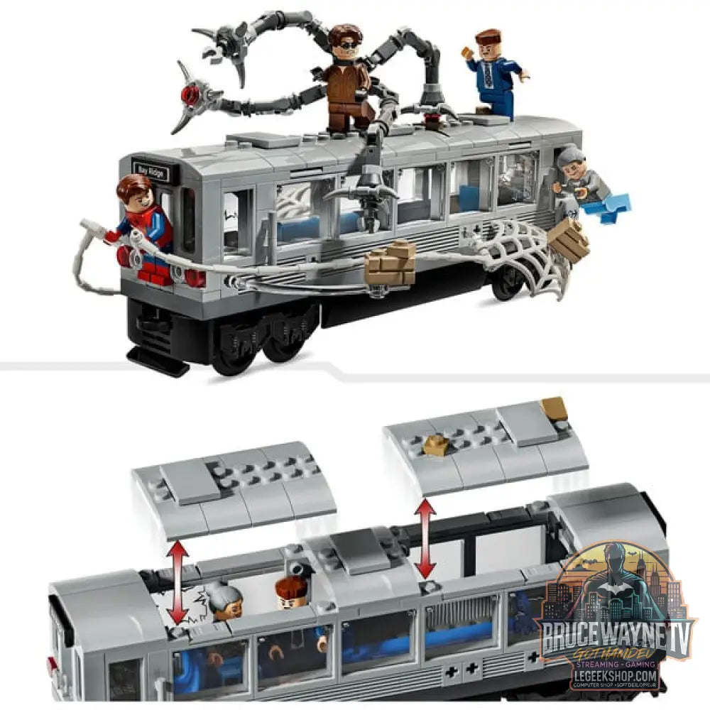 LEGO 76321 Marvel Super Heroes Spider-Man vs. Doc Ock: Showdown in der U-Bahn, jeu de construction - LEGO - vue 4