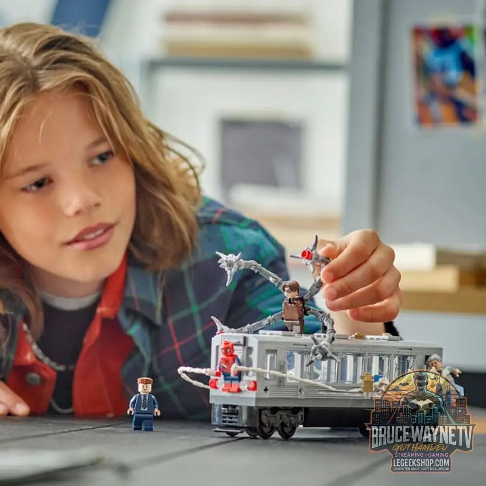 LEGO 76321 Marvel Super Heroes Spider-Man vs. Doc Ock: Showdown in der U-Bahn, jeu de construction - LEGO - vue 2
