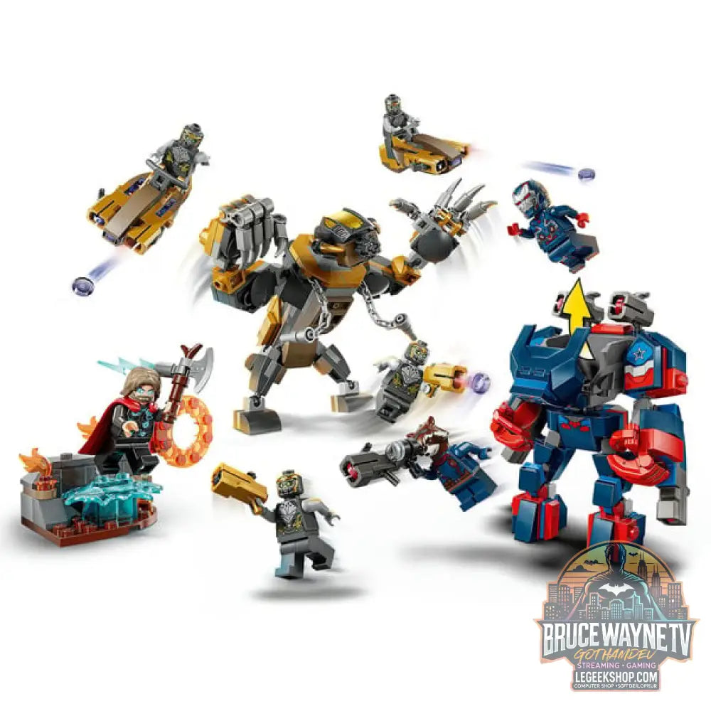 LEGO 76322 Marvel Super Heroes Avengers: Endgame Thor vs. Chitauri, jeu de construction - LEGO - vue 4