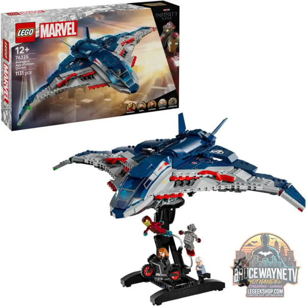 LEGO 76325 Marvel Super Heroes Avengers: Age of Ultron Quinjet, jeu de construction - LEGO