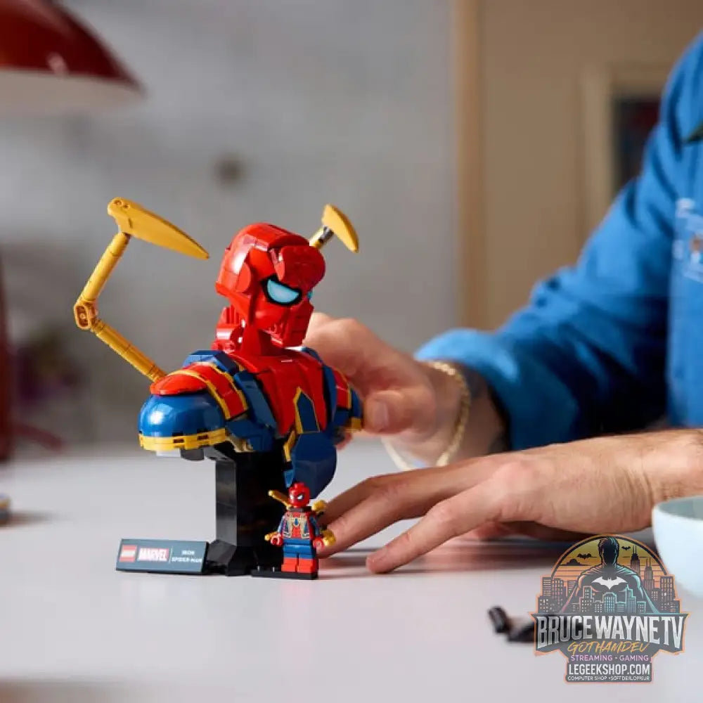 LEGO 76326 Marvel Super Heroes Iron Spider-Man Büste, jeu de construction - LEGO - vue 2