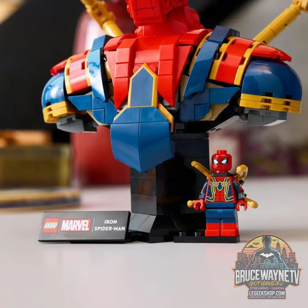 LEGO 76326 Marvel Super Heroes Iron Spider-Man Büste, jeu de construction - LEGO - vue 6