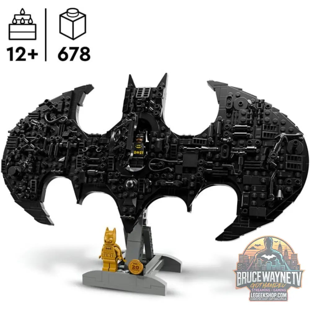 LEGO 76330 DC Super Heroes Batman Logo, jeu de construction - LEGO - vue 3