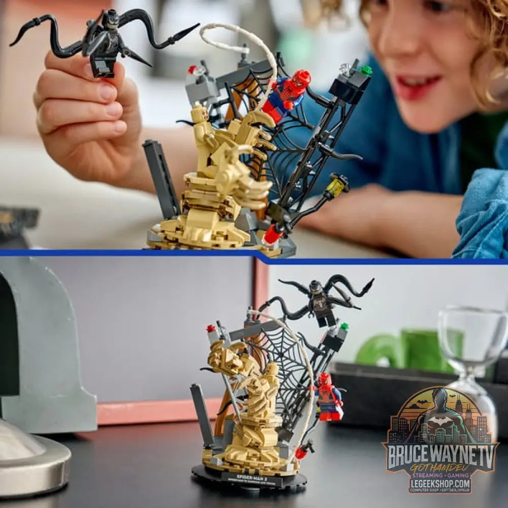 LEGO 76334 Marvel Super Heroes Großer Showdown: Spider-Man vs. Sandman, jeu de construction - LEGO - vue 6