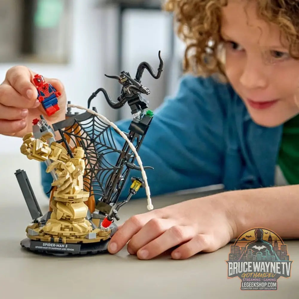 LEGO 76334 Marvel Super Heroes Großer Showdown: Spider-Man vs. Sandman, jeu de construction - LEGO - vue 2