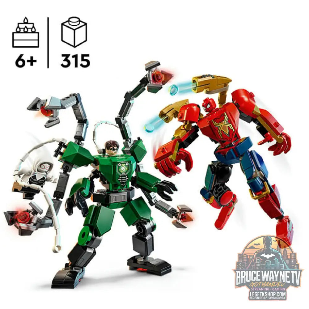 LEGO 76338 Marvel Super Heroes Mech-Duell: Spider-Man vs. Doc Ock, jeu de construction - LEGO - vue 3