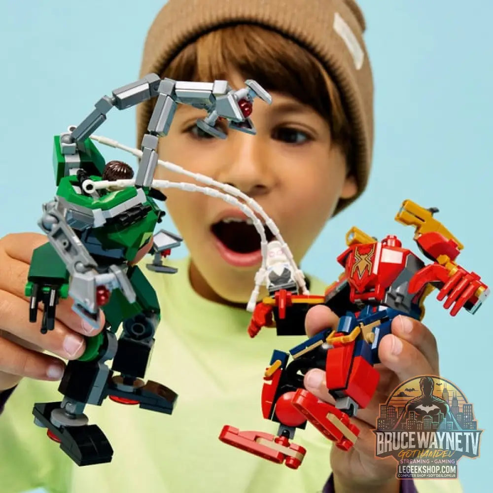 LEGO 76338 Marvel Super Heroes Mech-Duell: Spider-Man vs. Doc Ock, jeu de construction - LEGO - vue 2