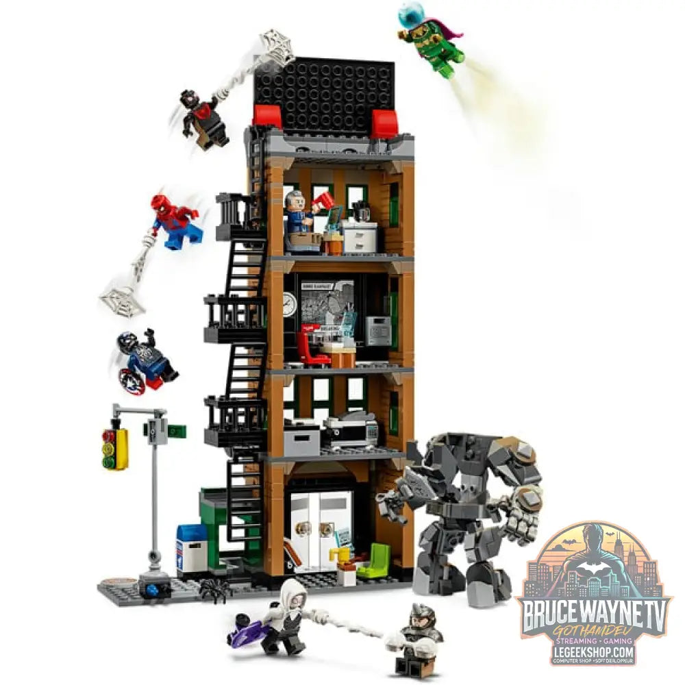 LEGO 76342 Marvel Super Heroes Spider-Man vs. Mysterio: Daily Bugle, jeu de construction - LEGO - vue 4