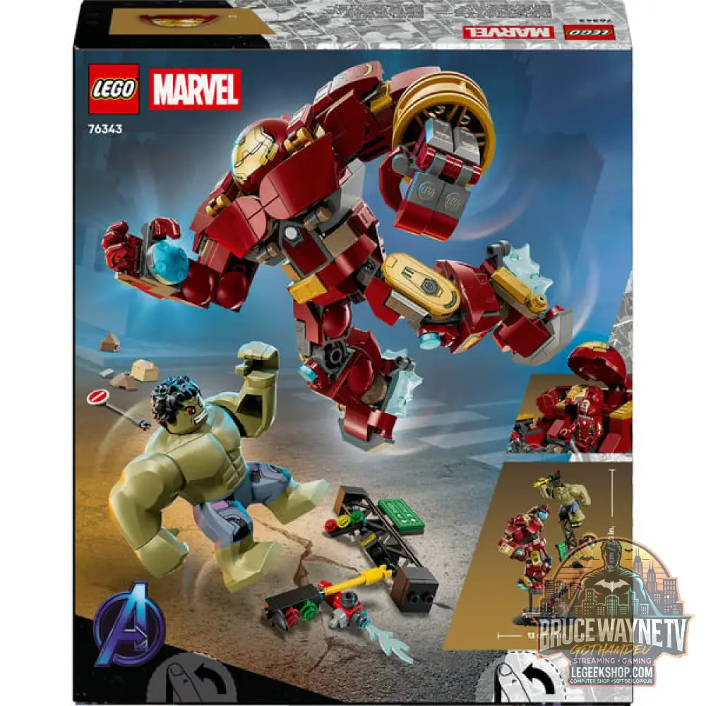 LEGO 76343 Marvel Super Heroes Duell der Giganten: Hulkbuster vs. Hulk, jeu de construction - LEGO - vue 7