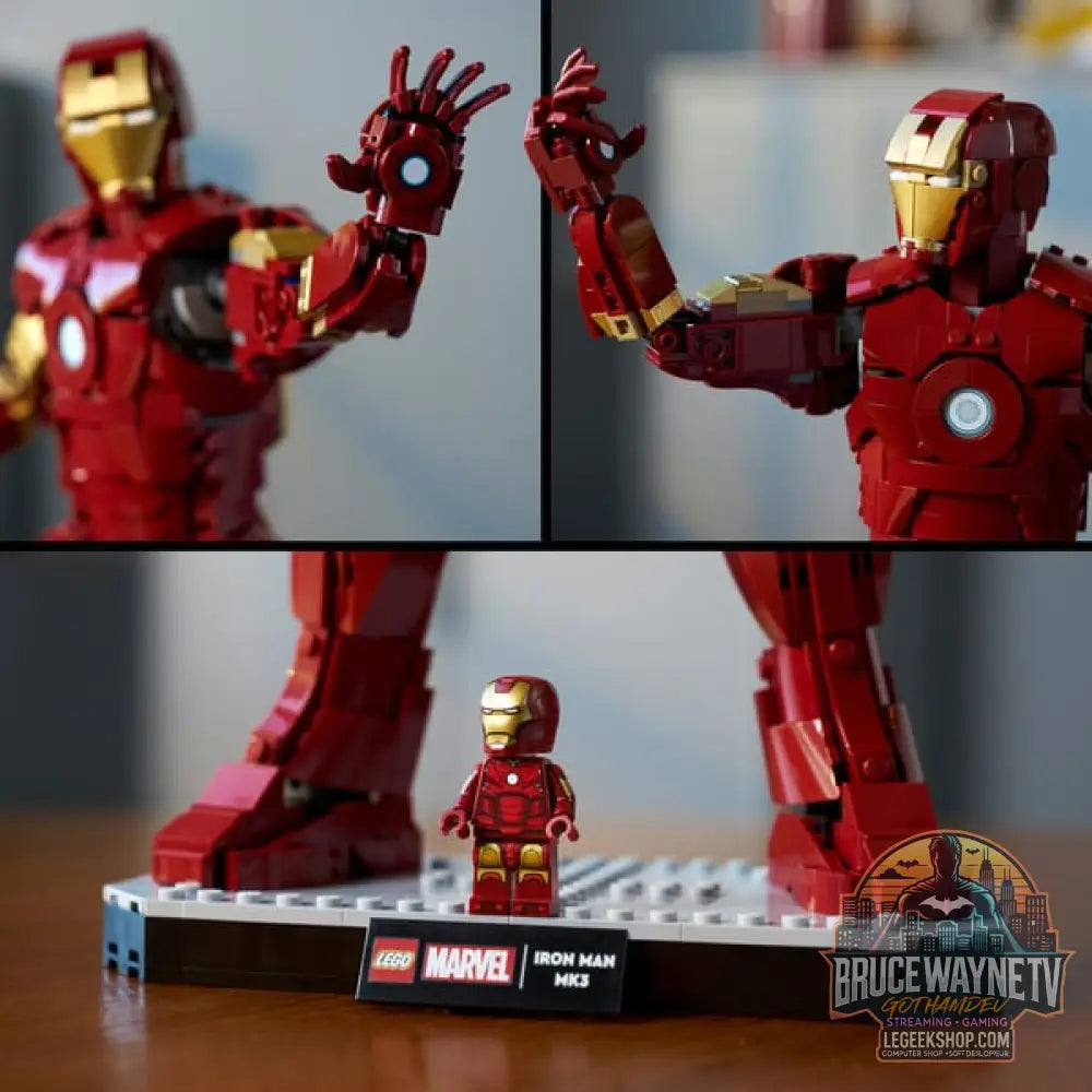 LEGO 76344 Marvel Super Heroes Iron Man Mark 3 Sammleredition, jeu de construction - LEGO - vue 6