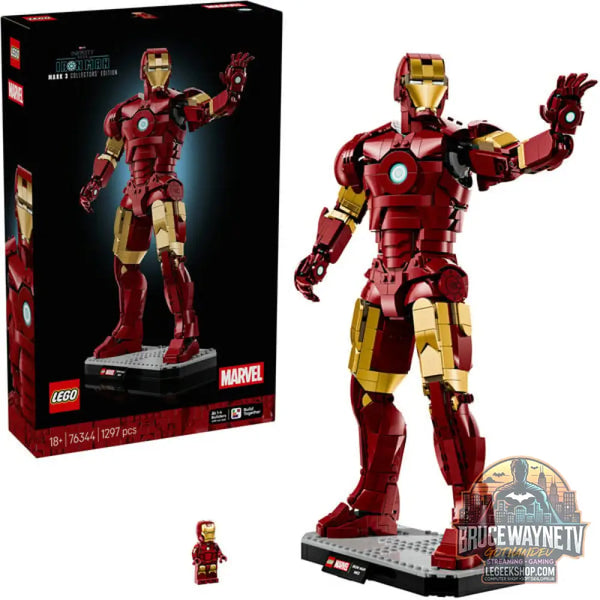 LEGO 76344 Marvel Super Heroes Iron Man Mark 3 Sammleredition, jeu de construction - LEGO