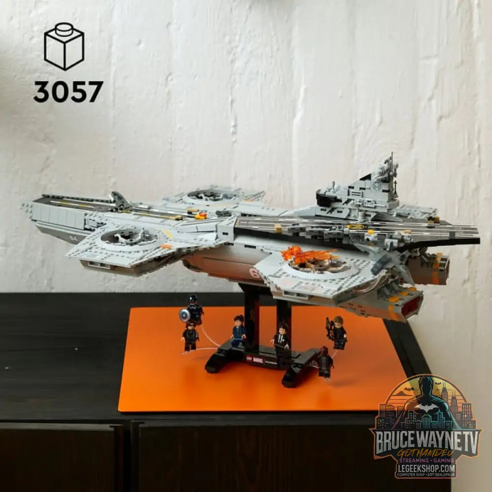 LEGO 76354 Marvel Super Heroes S.H.I.E.L.D.-Helicarrier, jeu de construction - LEGO - vue 2