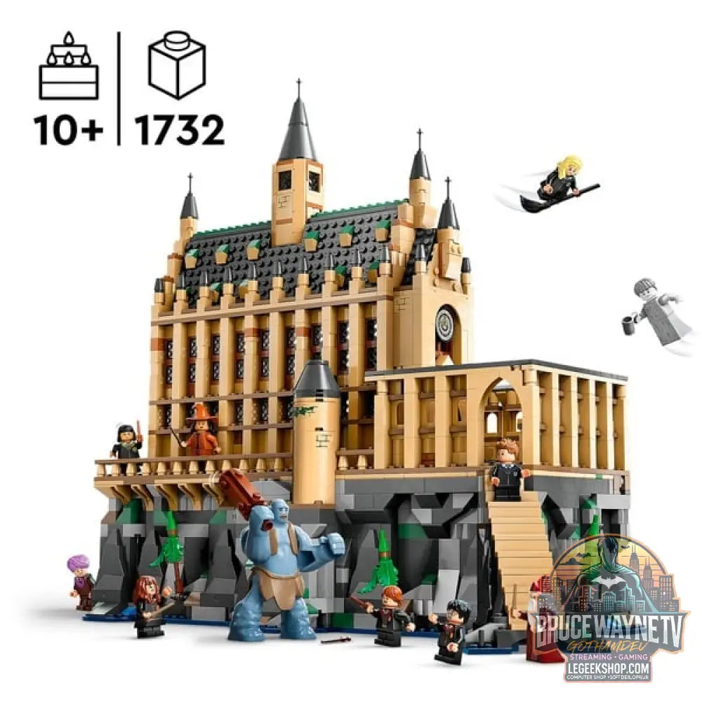 LEGO 76435 Harry Potter Schloss Hogwarts: Die Große Halle, jeu de construction - LEGO - vue 3