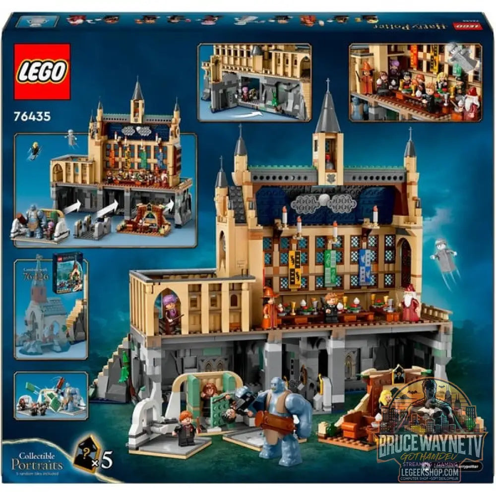 LEGO 76435 Harry Potter Schloss Hogwarts: Die Große Halle, jeu de construction - LEGO - vue 7