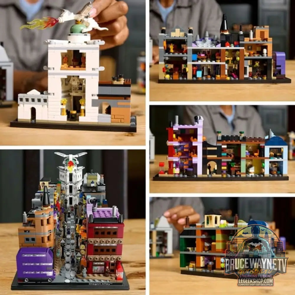 LEGO 76444 Harry Potter Die Zauberläden der Winkelgasse, jeu de construction - LEGO - vue 5