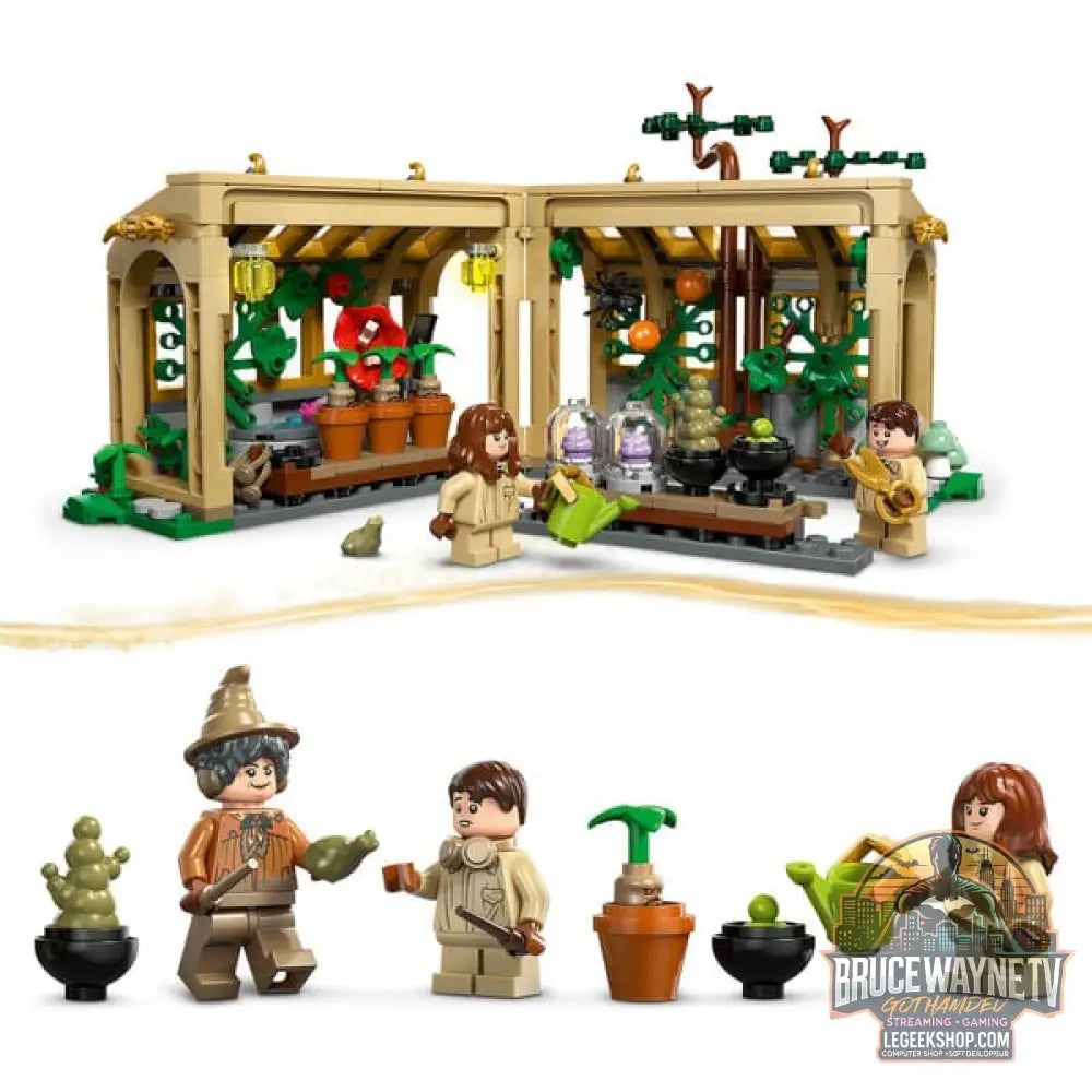 LEGO 76445 Harry Potter Schloss Hogwarts: Kräuterkundeunterricht, jeu de construction - LEGO - vue 5