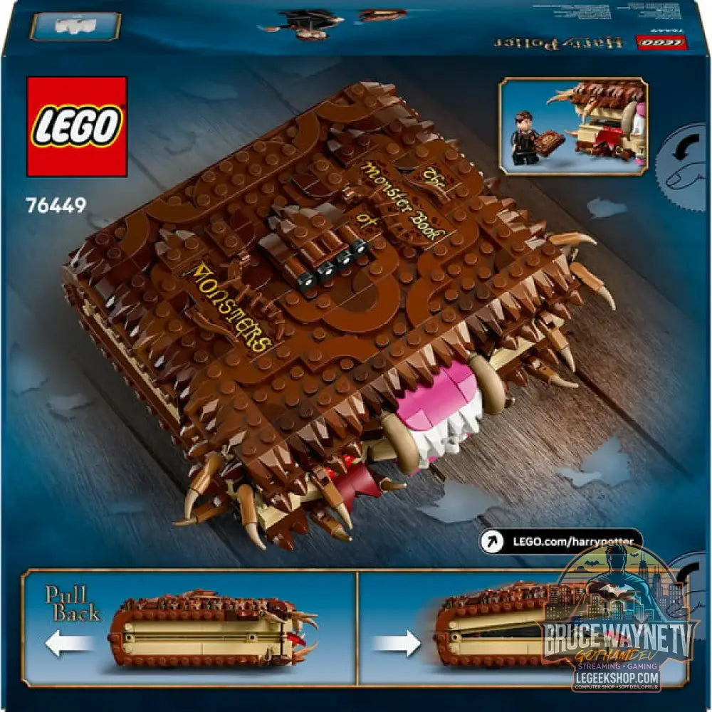 LEGO 76449 Harry Potter Beißendes Monsterbuch der Monster, jeu de construction - LEGO - vue 7