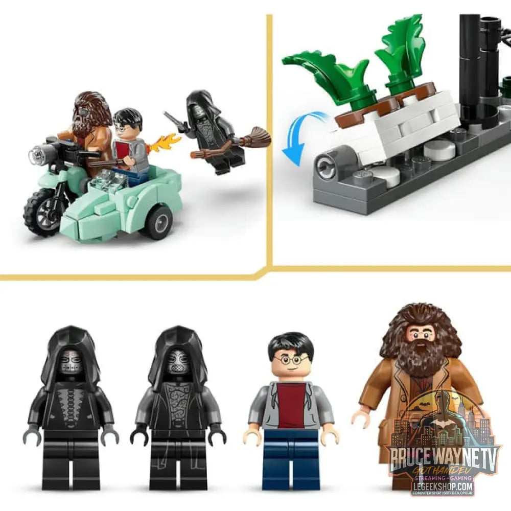 LEGO 76459 Harry Potter Hagrids et Harrys Flucht, jeu de construction - LEGO - vue 5