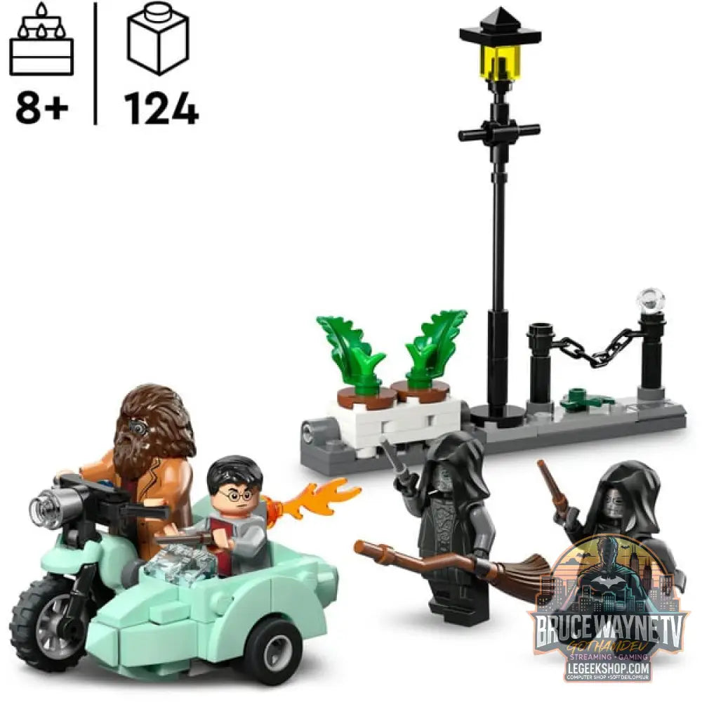 LEGO 76459 Harry Potter Hagrids et Harrys Flucht, jeu de construction - LEGO - vue 3