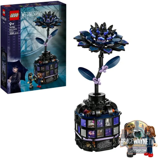 LEGO 76784 Wednesday Schwarze Dahlie, jeu de construction - LEGO