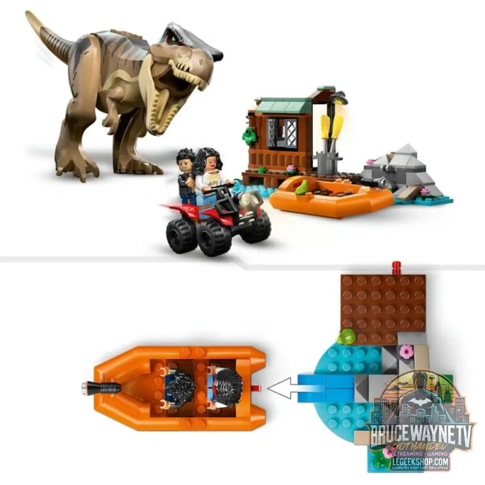 LEGO 76975 Jurassic World Flucht vor dem T.Rex, jeu de construction - LEGO - vue 4