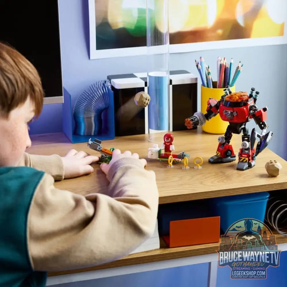 LEGO 77005 Sonic the Hedgehog Knuckles vs. Dr. Eggmans Egg Crusher Mech, jeu de construction - LEGO - vue 2