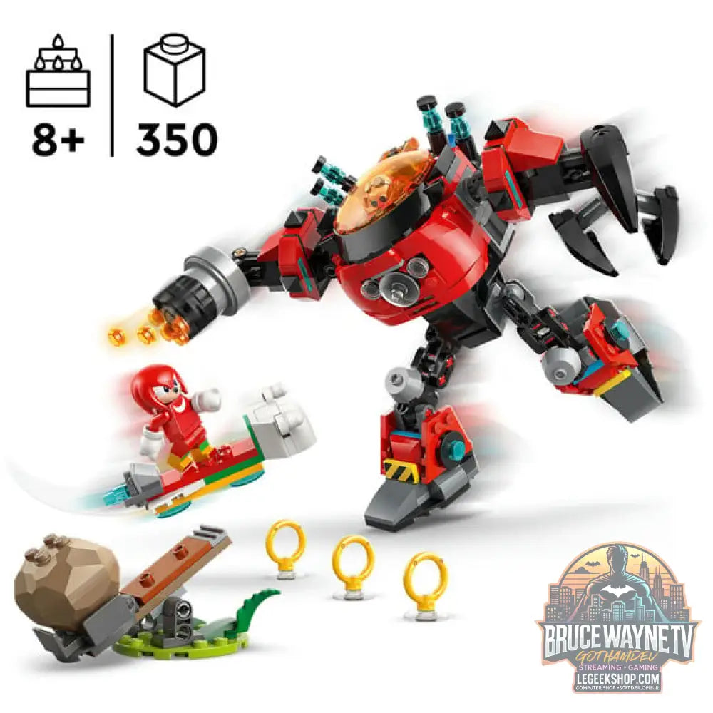 LEGO 77005 Sonic the Hedgehog Knuckles vs. Dr. Eggmans Egg Crusher Mech, jeu de construction - LEGO - vue 3