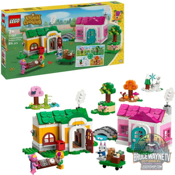 LEGO 77057 Animal Crossing Kreative Häuser: Jahreszeiten voller Spaß, jeu de construction - LEGO