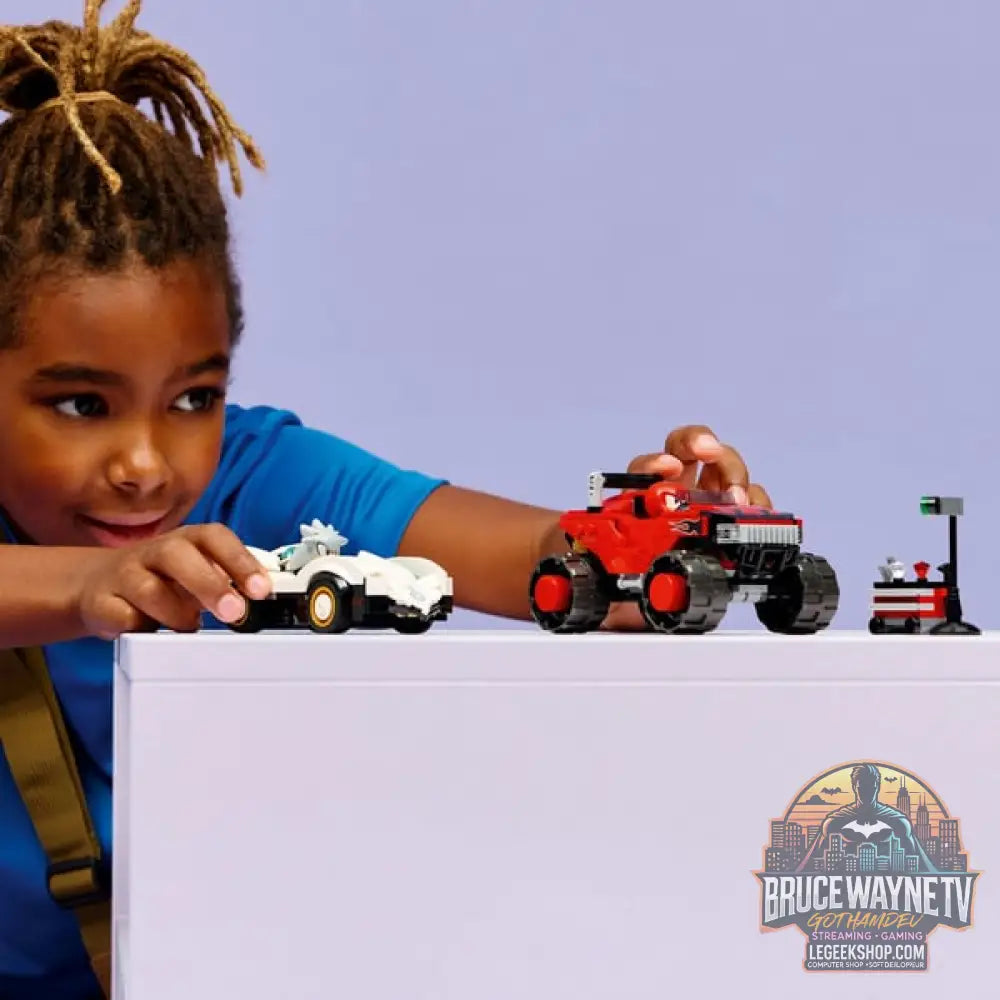 LEGO 77118 Sonic the Hedgehog Silvers Auto vs. Knuckles' Monstertruck, jeu de construction - LEGO - vue 2