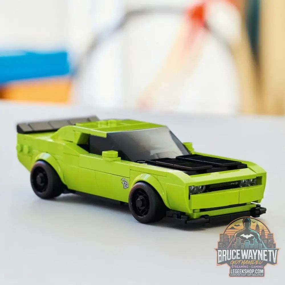 LEGO 77237 Speed Champions Dodge Challenger SRT Hellcat Sportwagen, jeu de construction - LEGO - vue 6