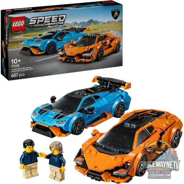 LEGO 77238 Speed Champions Lamborghini Revuelto et Huracán STO, jeu de construction - LEGO