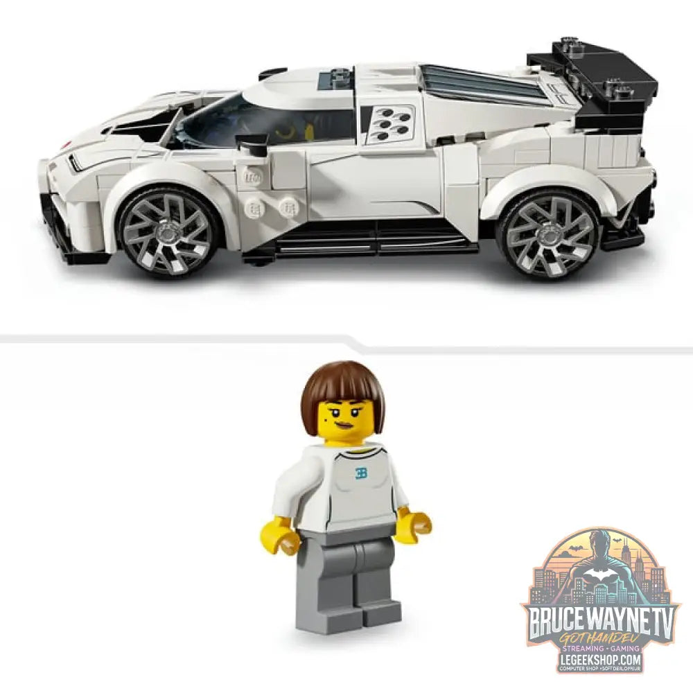 LEGO 77240 Speed Champions Bugatti Centodieci Hypersportwagen, jeu de construction - LEGO - vue 5