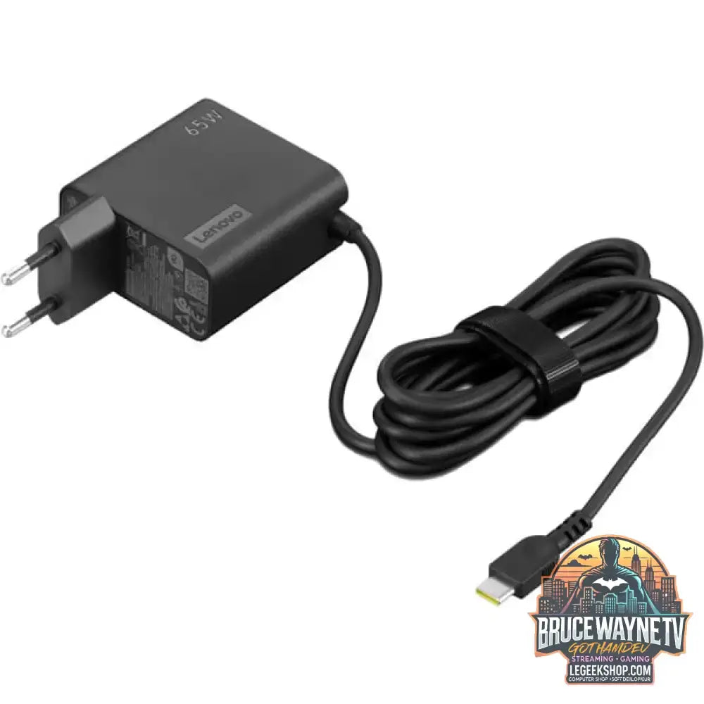 Lenovo 65W USB-C Stecker-Ladegerät EU schwarz, PD 3.0 - Lenovo - vue 2