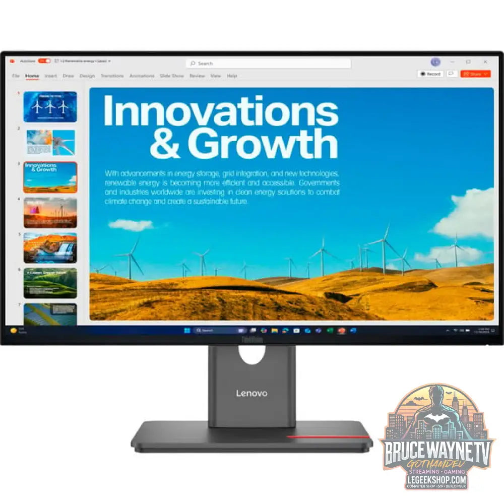 Lenovo ThinkVision P24QD-40 23,8" QHD/WQHD IPS 120 Hz - Lenovo - vue 2