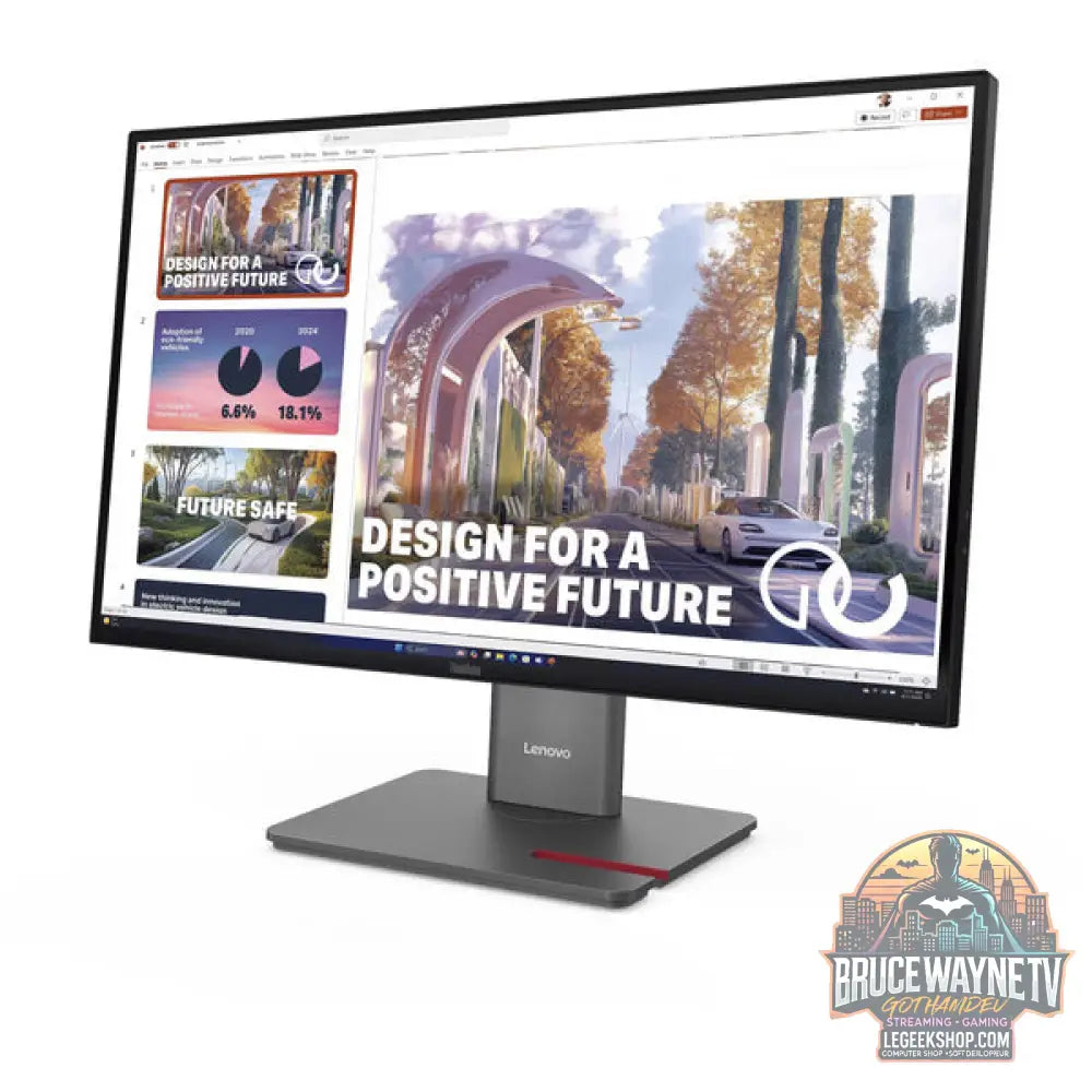 Lenovo ThinkVision P27QD-40 27" QHD/WQHD IPS 120 Hz - Lenovo - vue 3