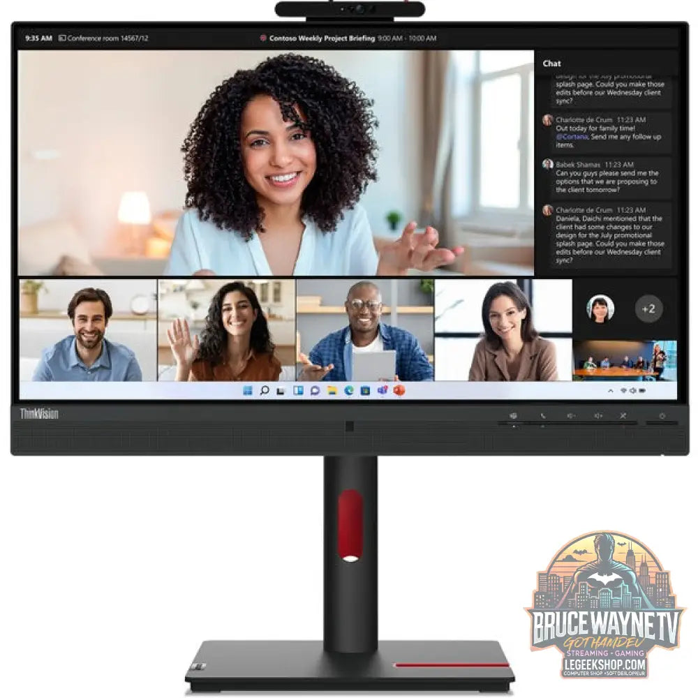 Lenovo ThinkVision T24mv-30 23,8" Full HD IPS 75 Hz - Lenovo - vue 4