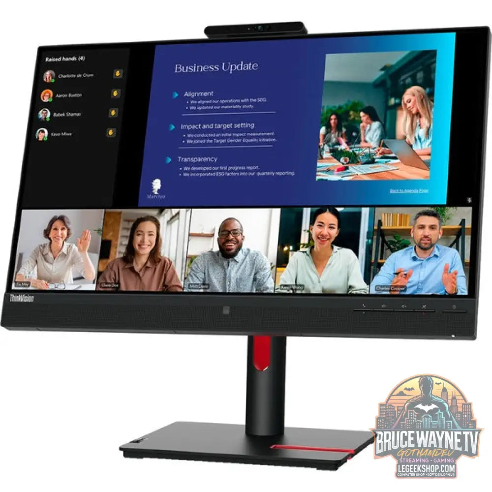 Lenovo ThinkVision T24v-30 23,8" Full HD IPS 75 Hz - Lenovo - vue 3