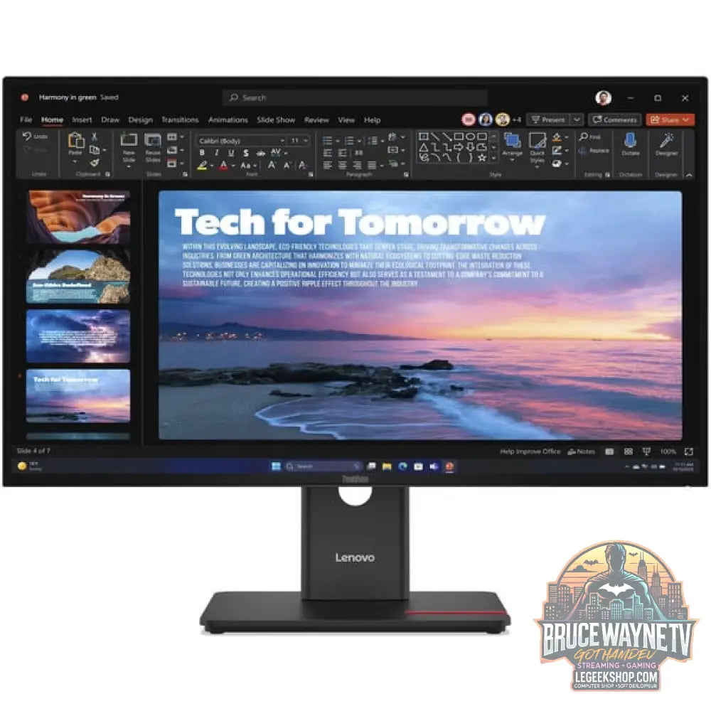 Lenovo ThinkVision T27QD-40 27" QHD/WQHD IPS 120 Hz - Lenovo - vue 2