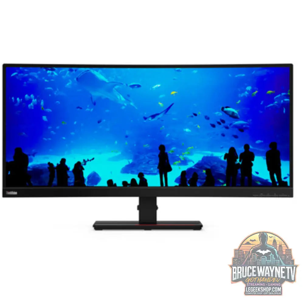 Lenovo ThinkVision T34w-20 34" QHD/WQHD VA 60 Hz - Lenovo - vue 3