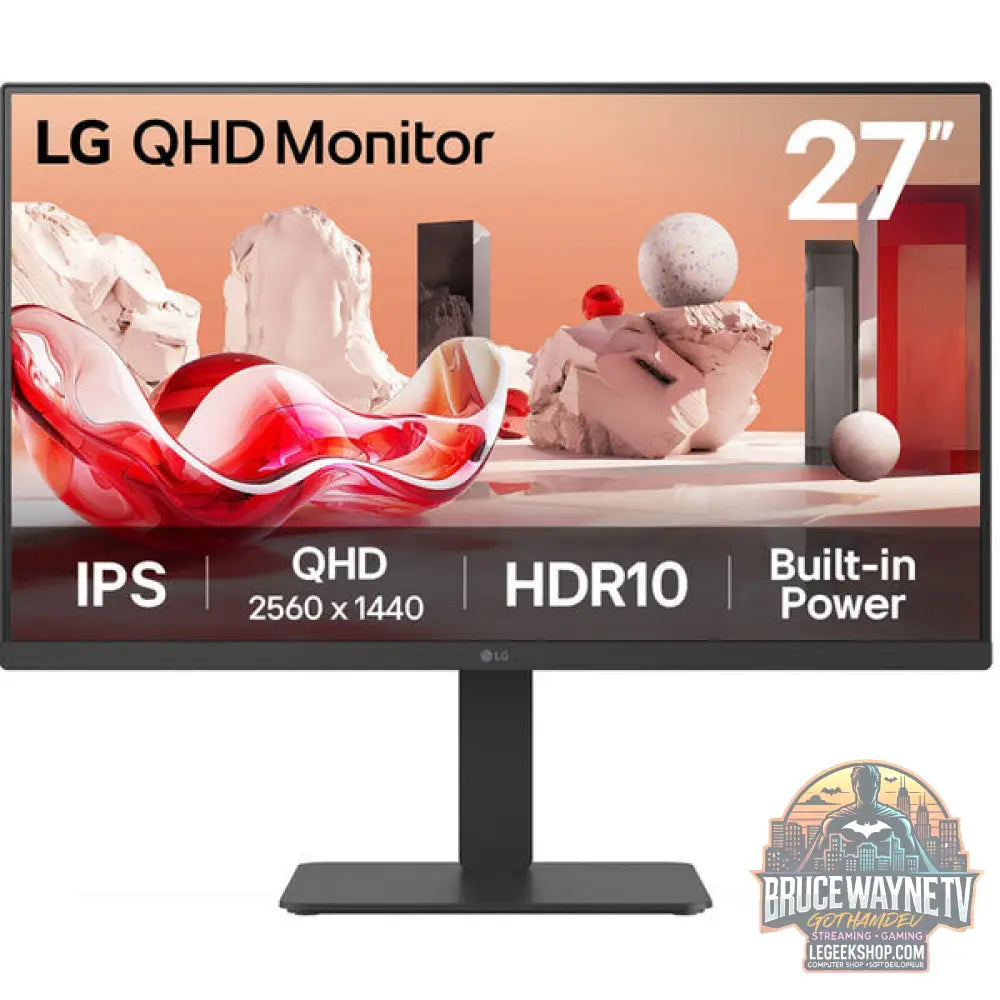 LG 27BA54QB-B 27" QHD/WQHD IPS 75 Hz - LG - vue 2